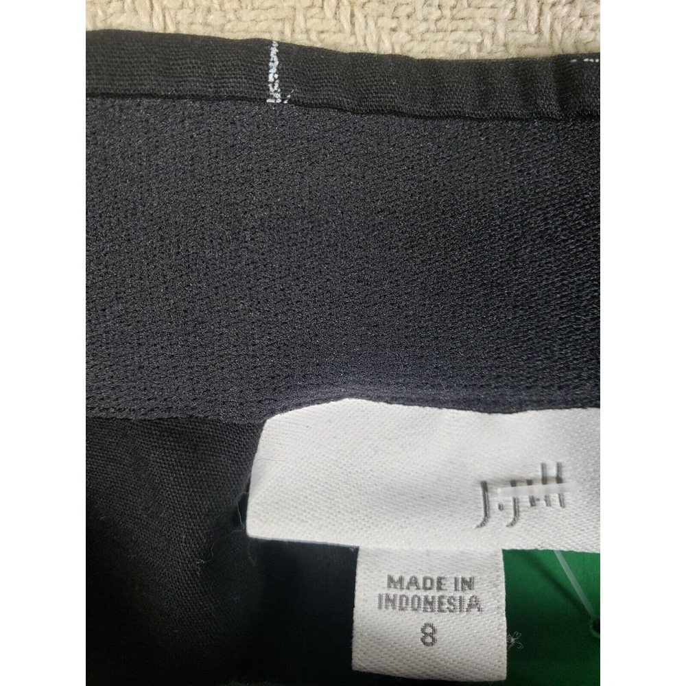 J. Jill Pants Womens 8 Black Canvas Mid Rise Straight Leg Chino Casual Outdoor - Picture 7 of 9